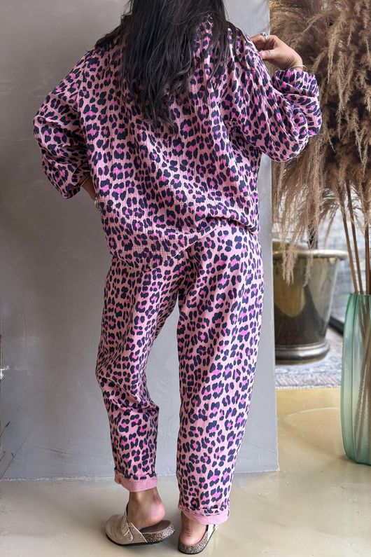 Zanzibar Bubble Cotton Hugh Shirt Candy & Navy